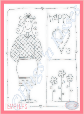 Downloadable Pattern - Tempters - Happy Hearts