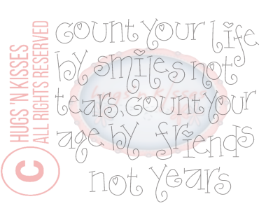 Downloadable Pattern Nice People Nice Things - Count Your Life By Smiles