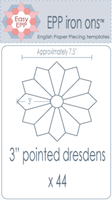 3" Pointed Dresdens x 44