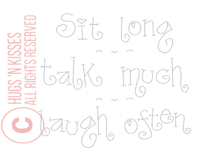 Downloadable Pattern Nice People Nice Things - Sit Long, Talk Much, Laugh Often
