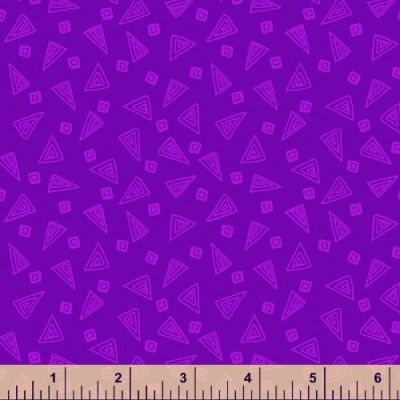 Fiesta - Triangles on Purple 
