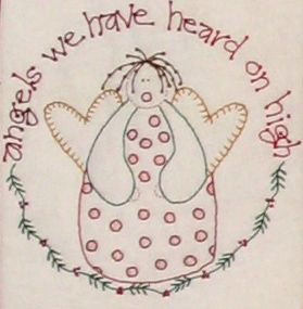 Christmas Love Letter - Angels We Have Heard On High  PDF download pattern