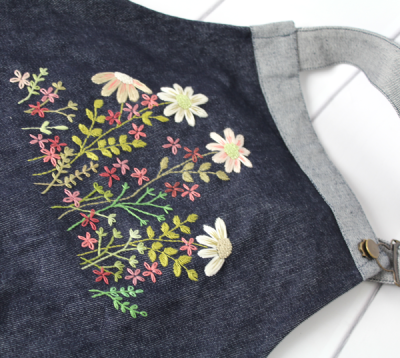 Floral Garden Wildflower Embroidery Design - Downloadable Pattern
