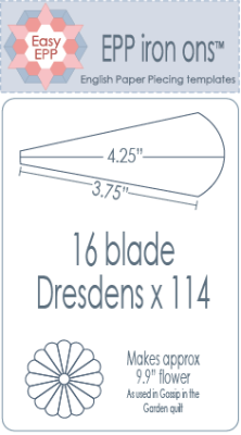 4" 16 Blade Dresdens x 114