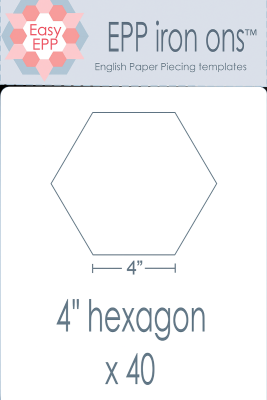 4" Hexies x 40