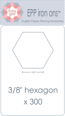 3/8" Hexies x 300