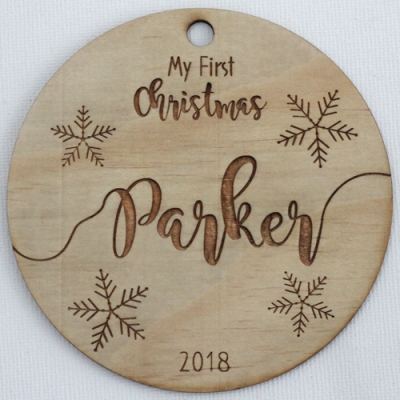 My First Christmas - Custom Baby Names