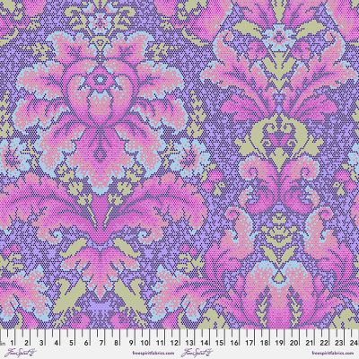 Parisville Deja Vu - Damask Dot Violet x 10"