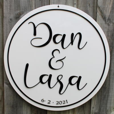 Round Signage