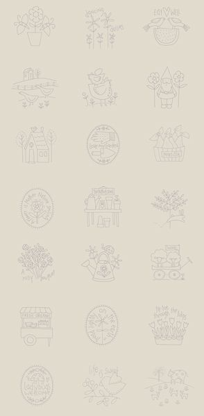 Willowbrook Market Garden - Panel Linen Champagne