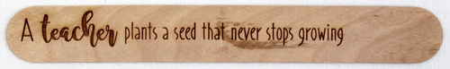 Teacher's Present - Popsicle Messages