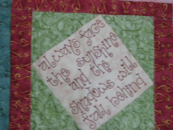 Downloadable Pattern Nice People Nice Things - Always Face The Sunshine