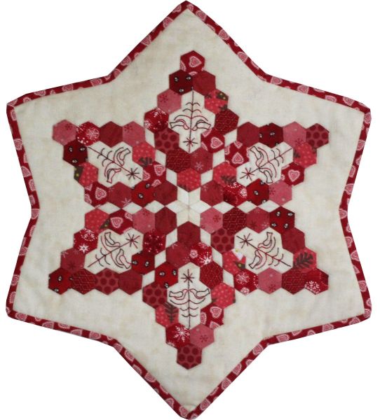 Christmas Club - Snowflake Star Candle Mat
