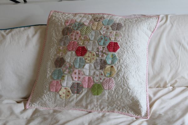 Modern Pretty Hexie Cushion