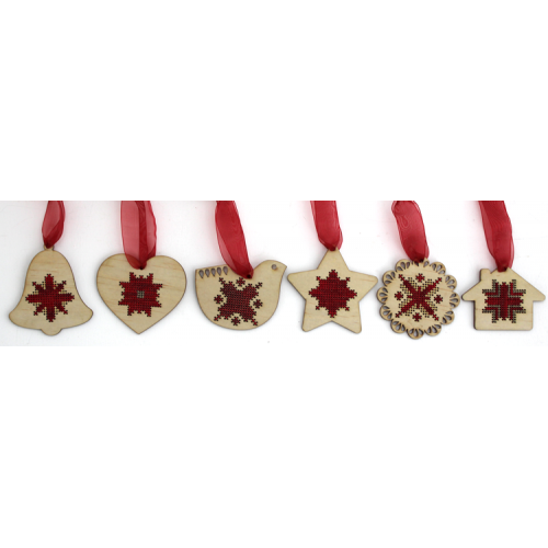 XStitch Christmas Ornament Set