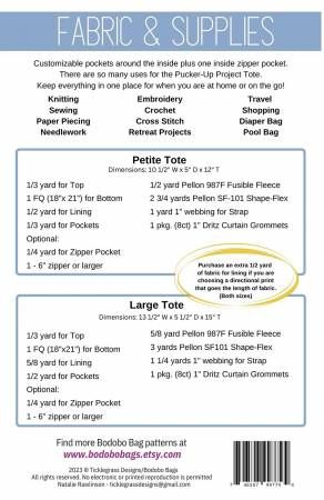 Pucker up project tote